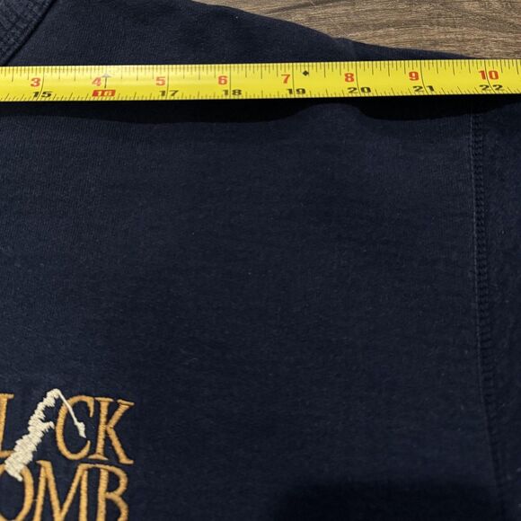 Vintage Blackcomb Whistler Sweatshirt Mens Large Navy Blue Crewneck Ski 90s - Picture 5 of 10